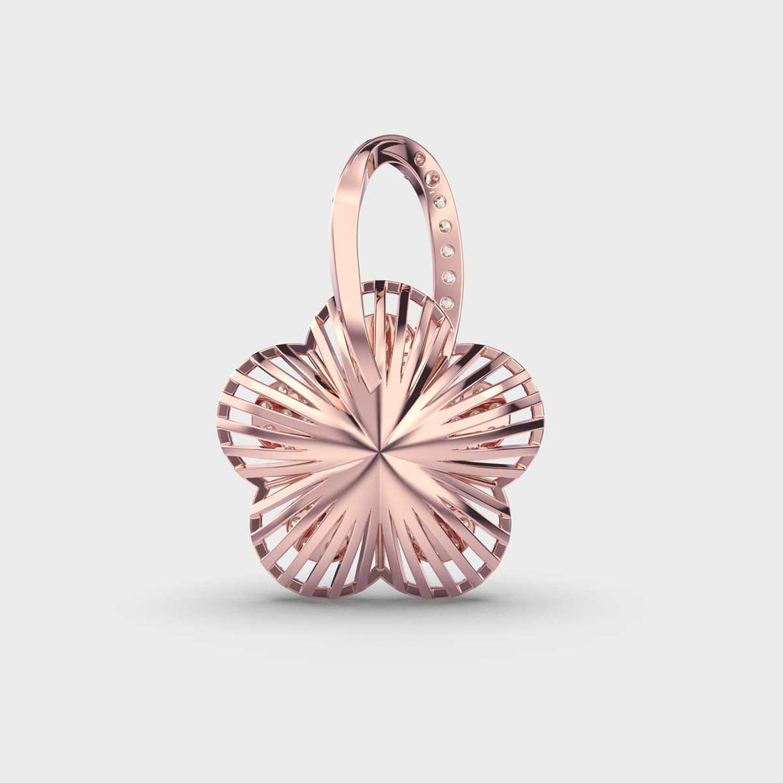 Intricate Flora Diamond Pendant (Without Chain)