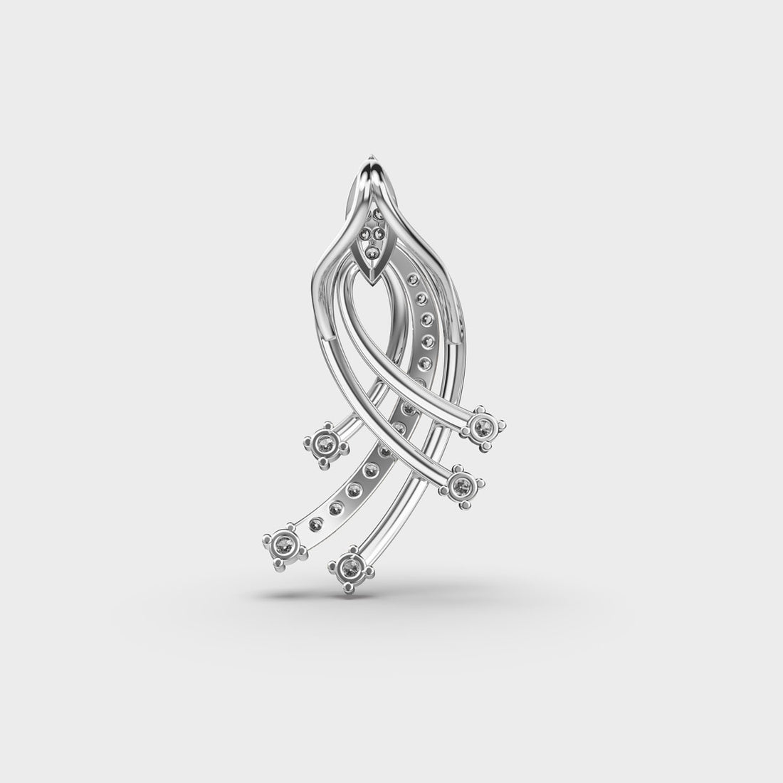 Minimalist Vignette Diamond Pendant (With Chain)