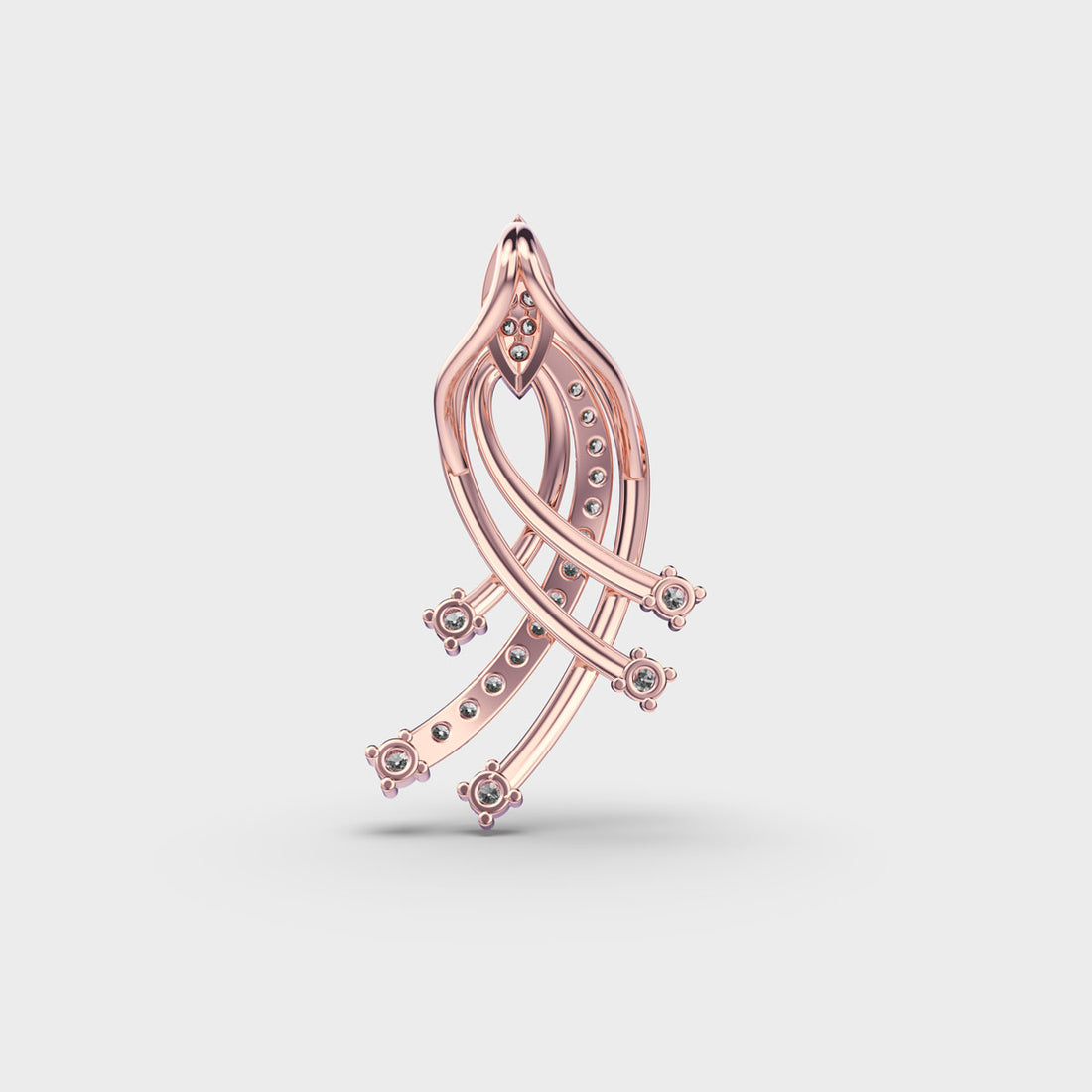 Minimalist Vignette Diamond Pendant (With Chain)