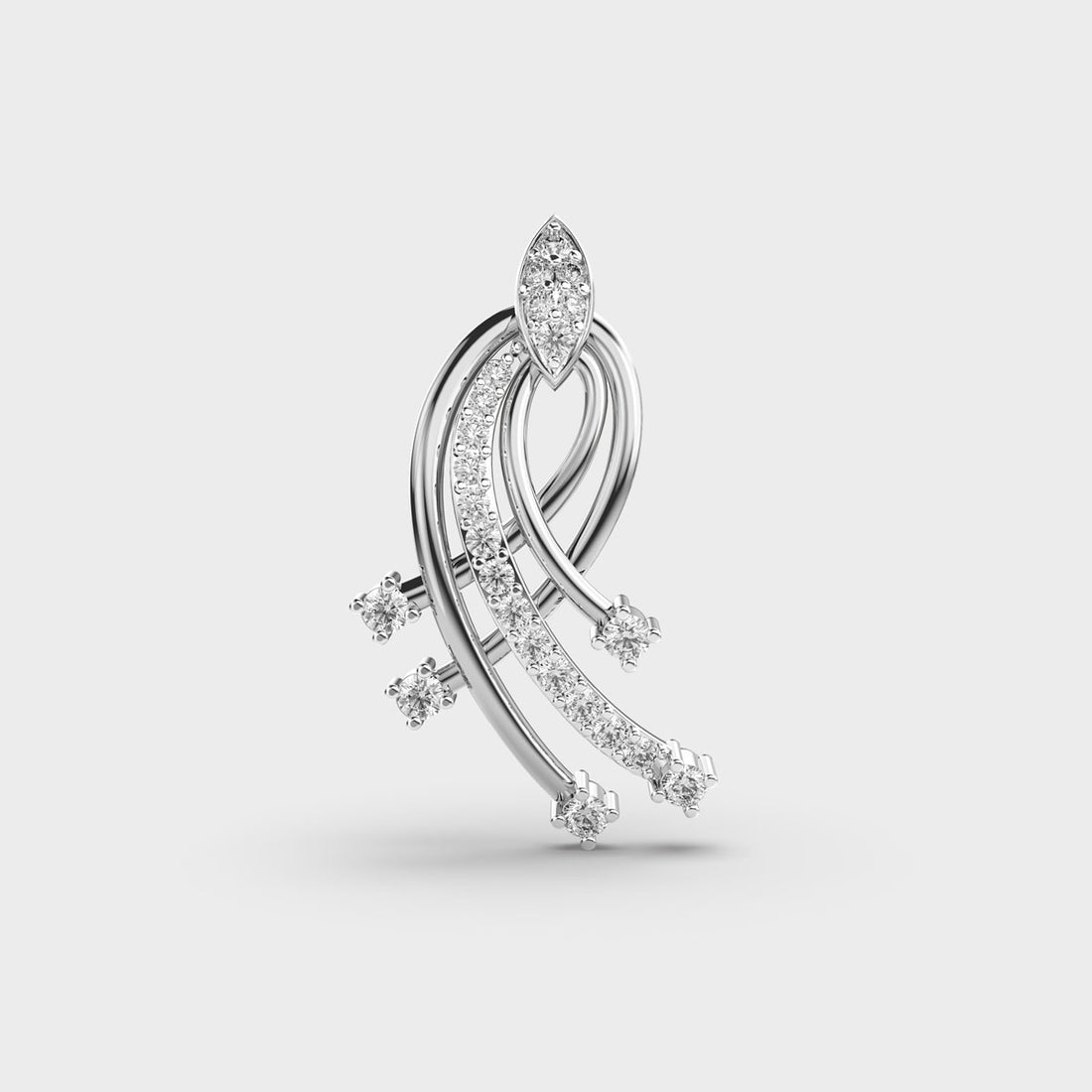 Minimalist Vignette Diamond Pendant (With Chain)