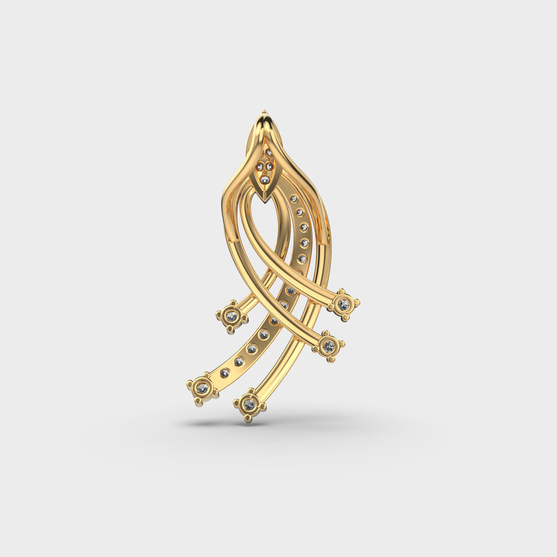 Minimalist Vignette Diamond Pendant (With Chain)