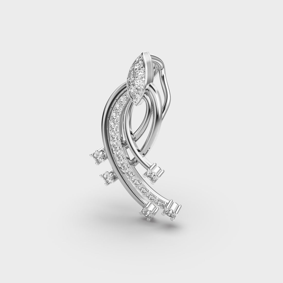 Minimalist Vignette Diamond Pendant (With Chain)