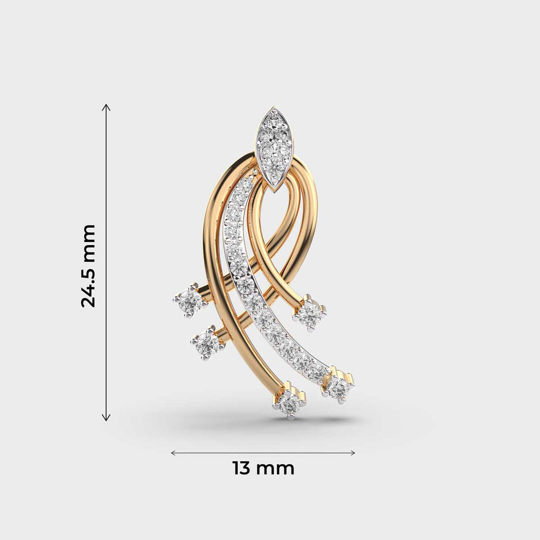 Minimalist Vignette Diamond Pendant (With Chain)