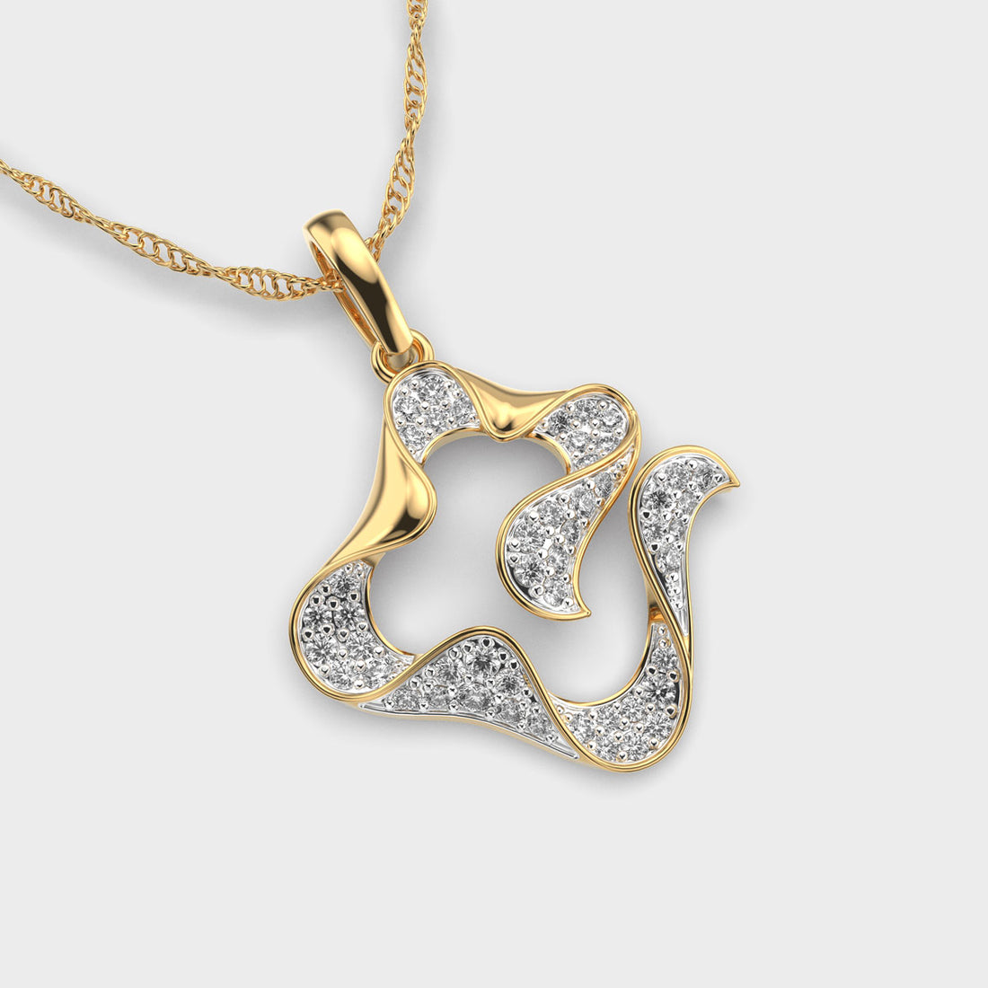 Mystic Radiance Diamond Pendant (Without Chain)