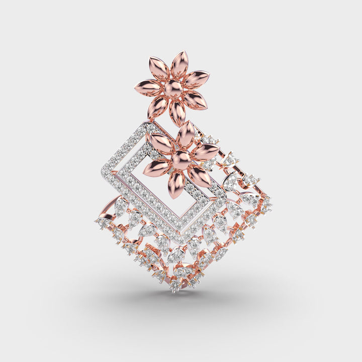 Gorgeous Diva Diamond Pendant (Without Chain)