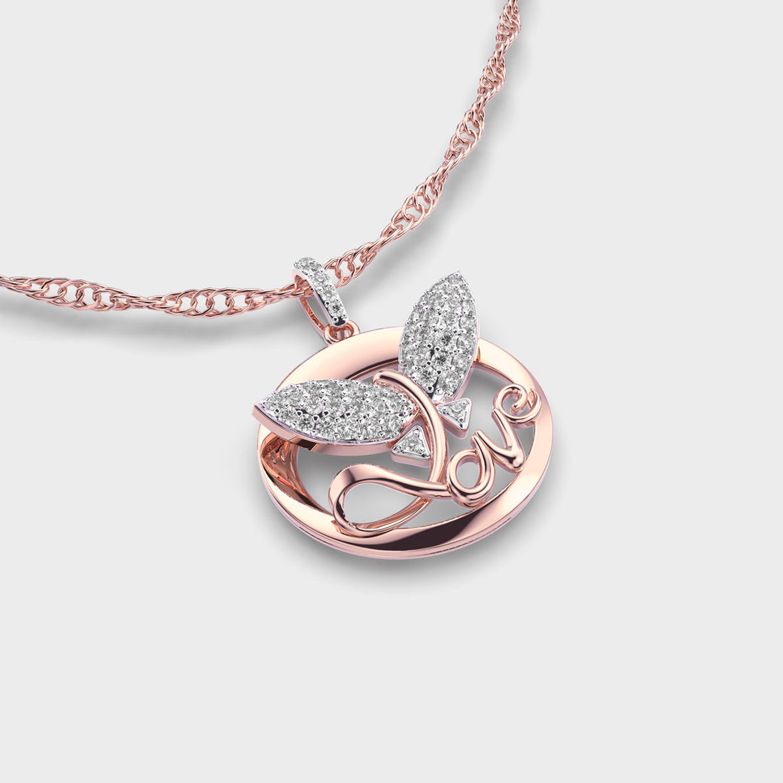 High in Love Diamond Pendant (Without Chain)