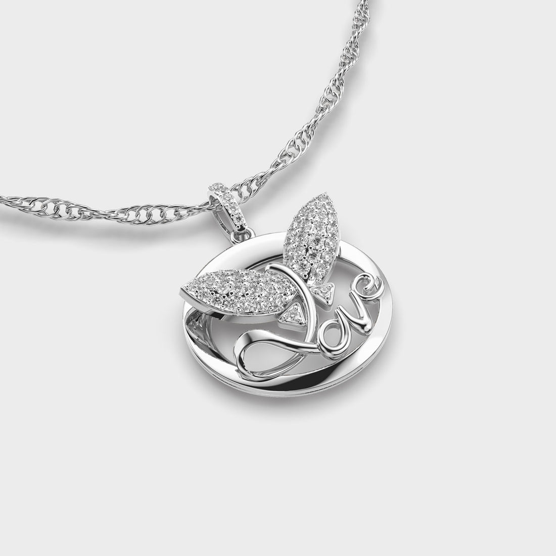 High in Love Diamond Pendant (Without Chain)
