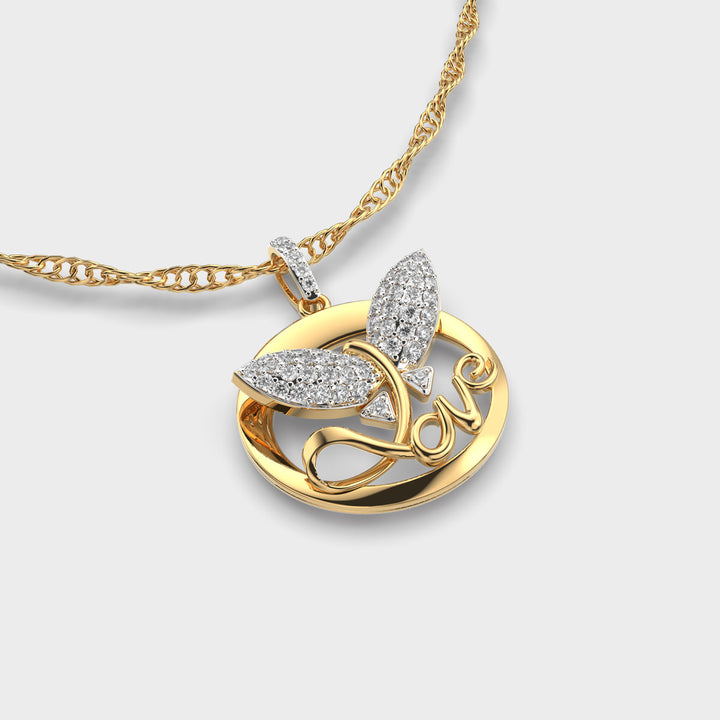 High in Love Diamond Pendant (Without Chain)