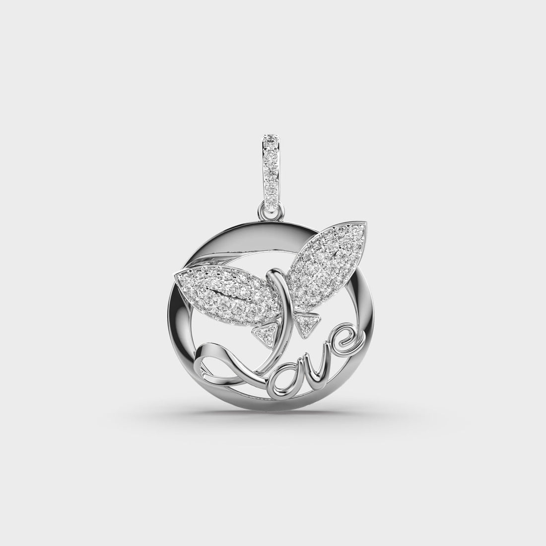High in Love Diamond Pendant (Without Chain)