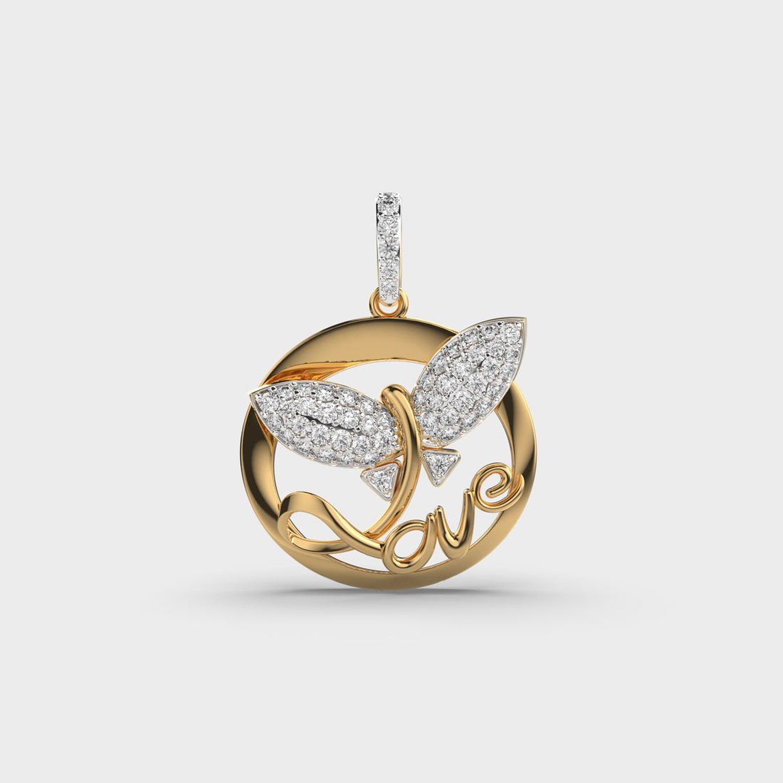 High in Love Diamond Pendant (Without Chain)