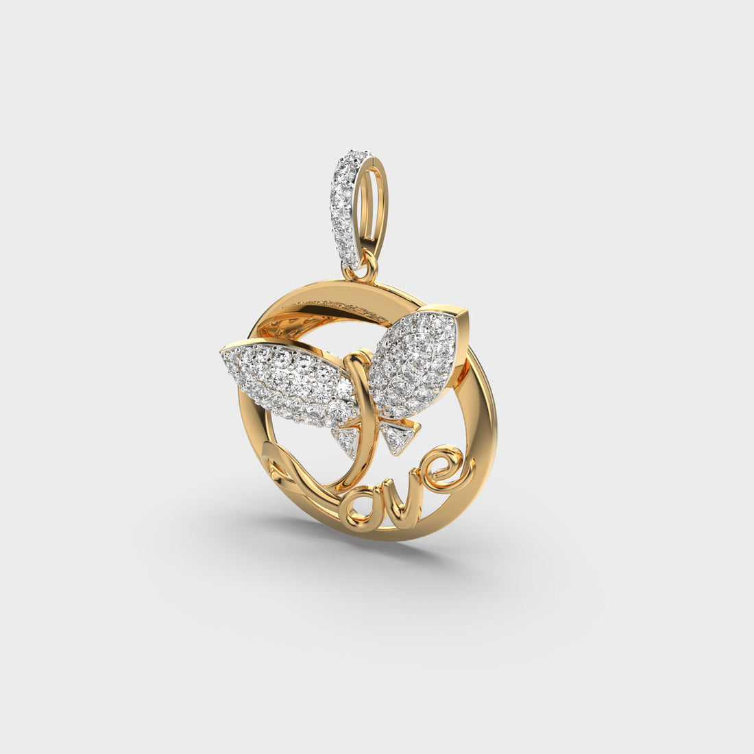 High in Love Diamond Pendant (Without Chain)