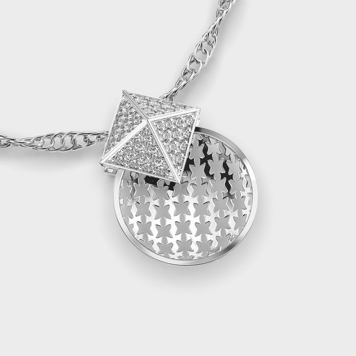 Harmony Sphere Diamond Pendant (With Chain)