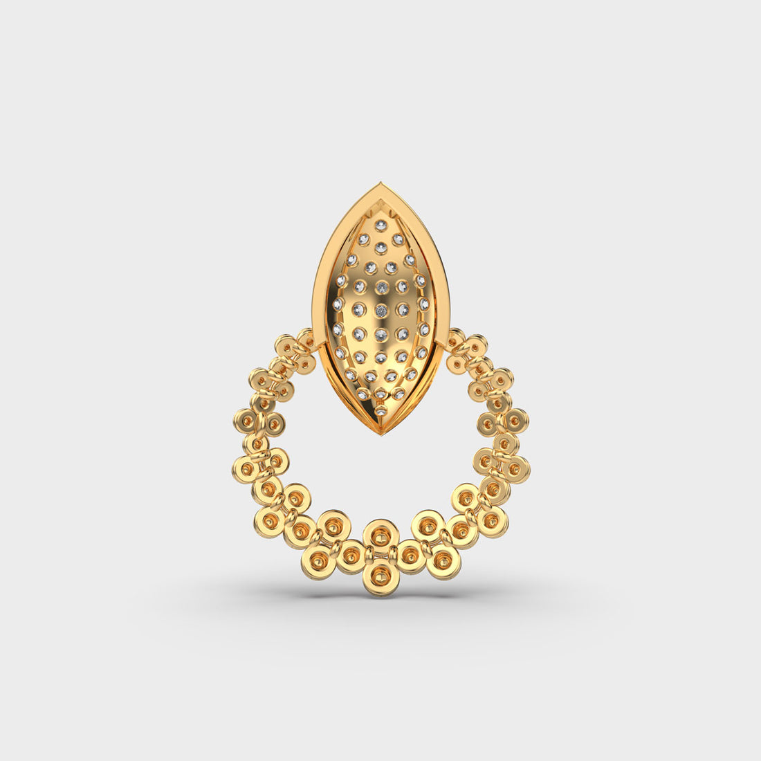 Mystic Galaxy Diamond Pendant (With Chain)