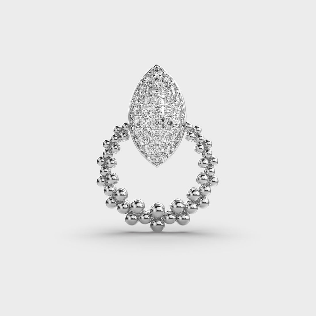 Mystic Galaxy Diamond Pendant (With Chain)