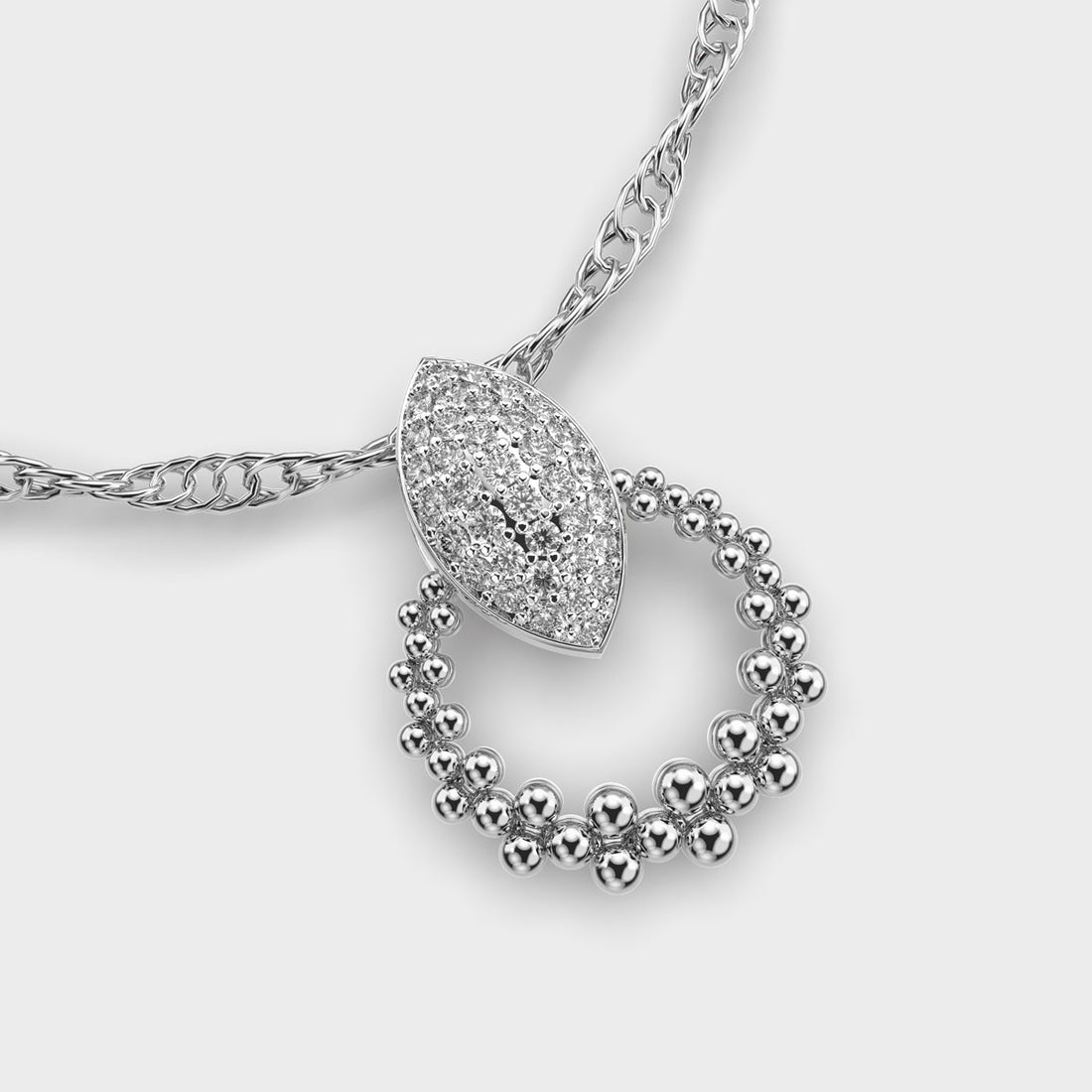 Mystic Galaxy Diamond Pendant (With Chain)