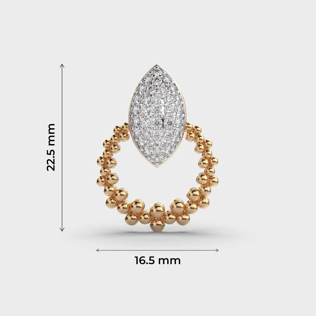 Mystic Galaxy Diamond Pendant (With Chain)