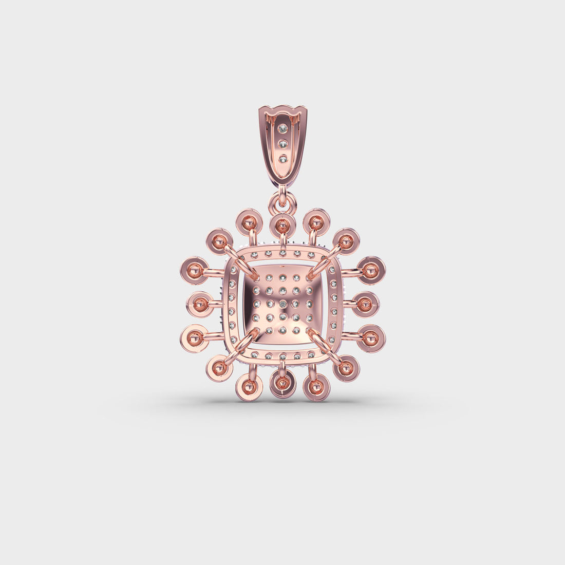 Luminous Echo Diamond Pendant (Without Chain)