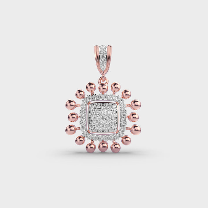 Luminous Echo Diamond Pendant (Without Chain)