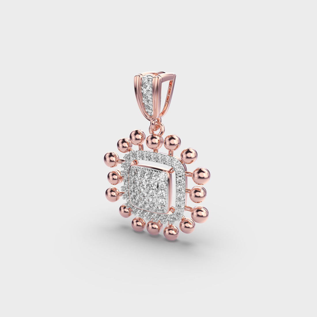 Luminous Echo Diamond Pendant (Without Chain)