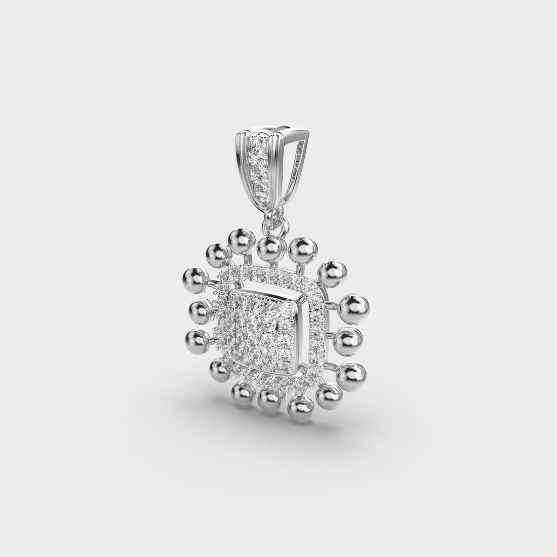Luminous Echo Diamond Pendant (Without Chain)