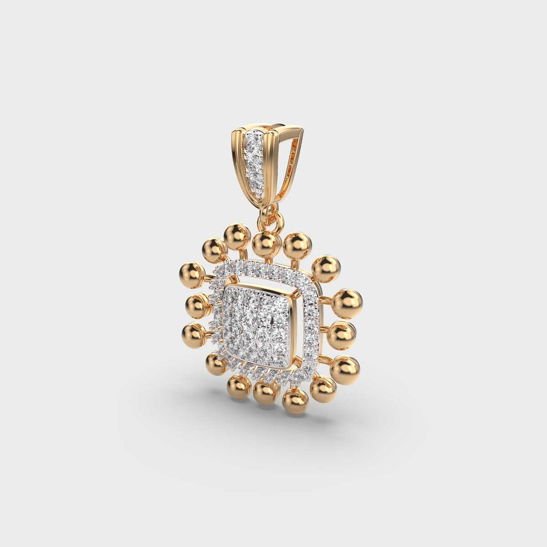 Luminous Echo Diamond Pendant (Without Chain)