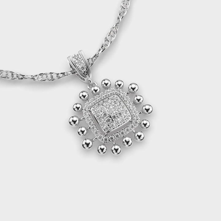 Luminous Echo Diamond Pendant (Without Chain)