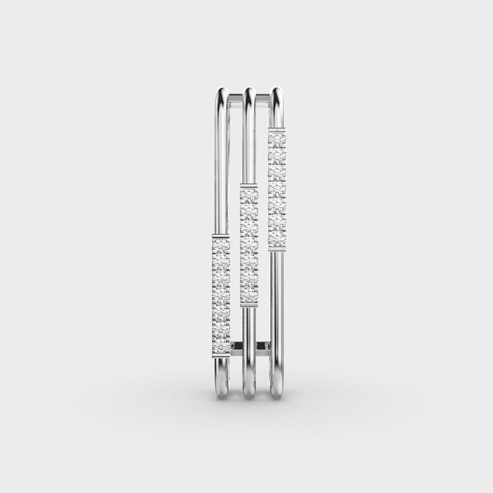 Linear Focus Diamond Pendant (With Chain)