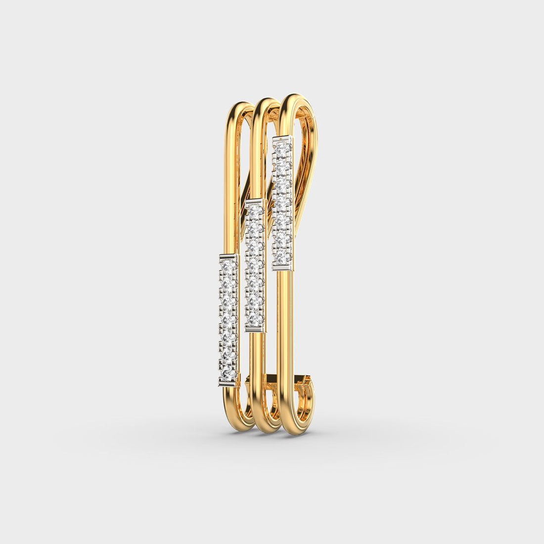 Linear Focus Diamond Pendant (With Chain)