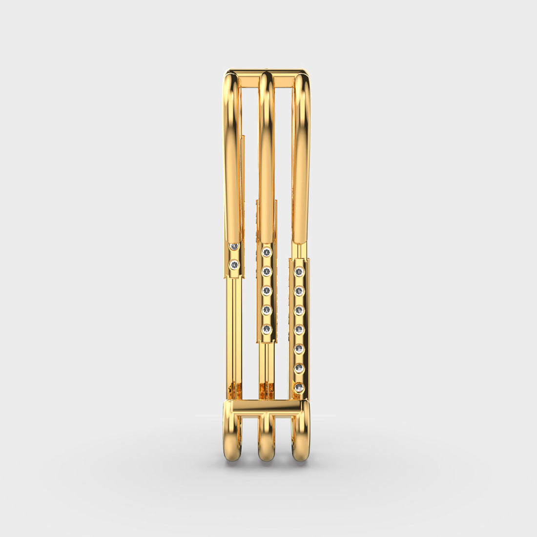 Linear Focus Diamond Pendant (With Chain)