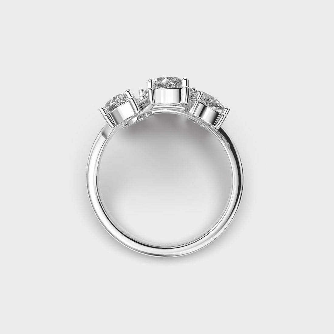 Entwining Diamond Ring