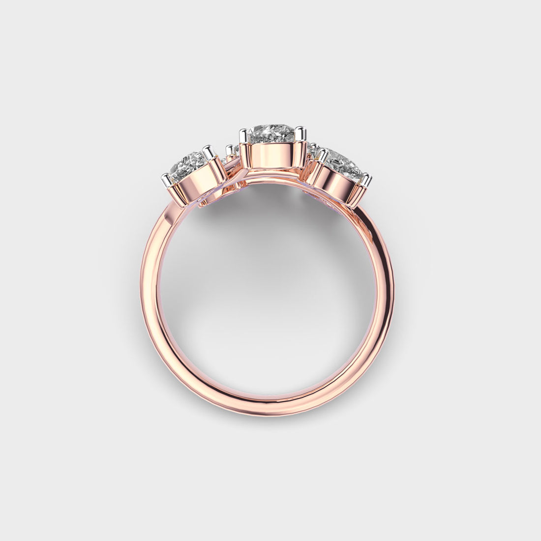 Entwining Diamond Ring