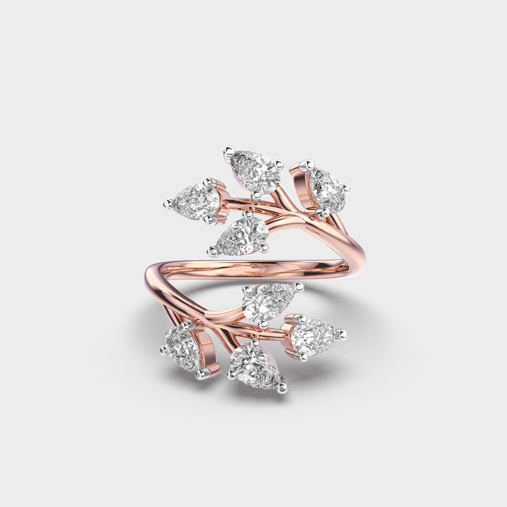 Entwining Diamond Ring