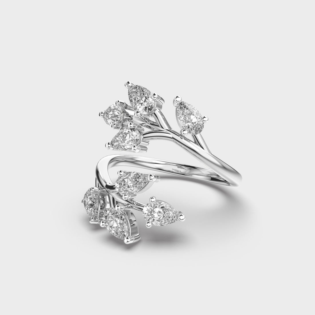 Entwining Diamond Ring