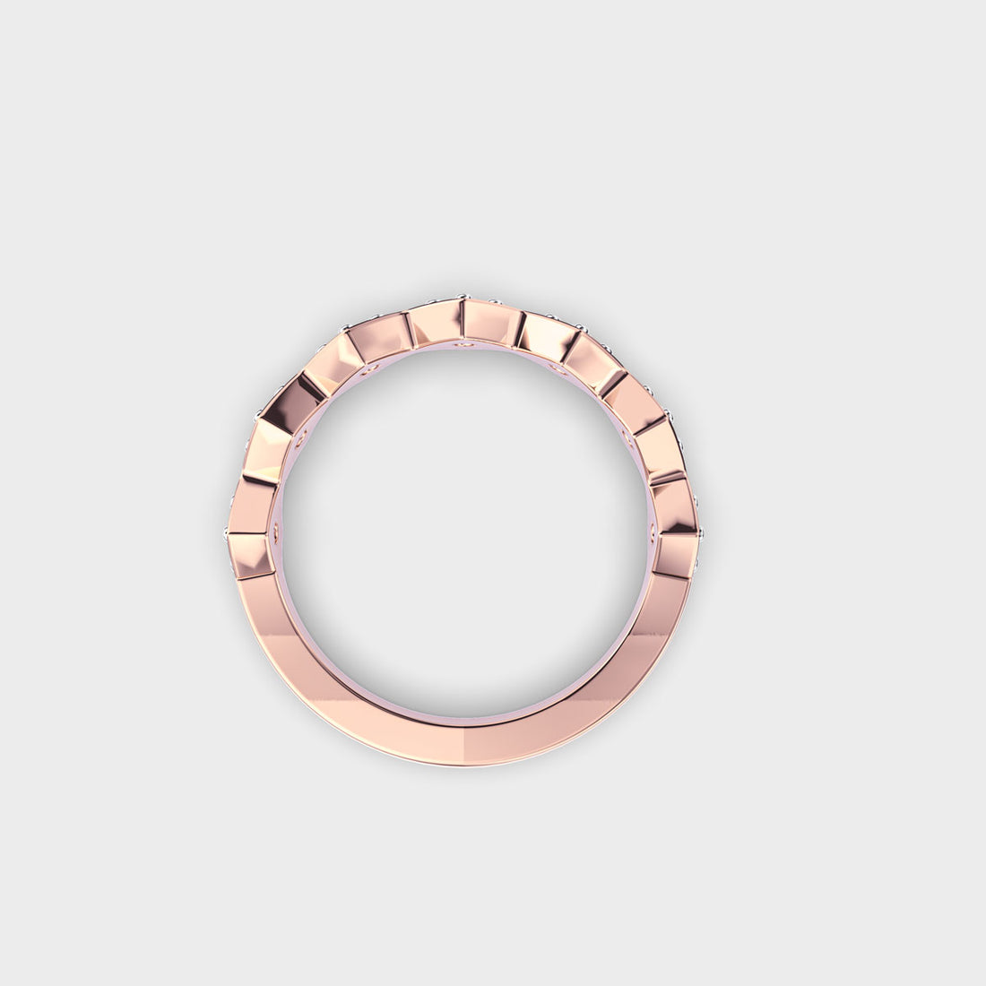 Glittering Diamond Band RIng