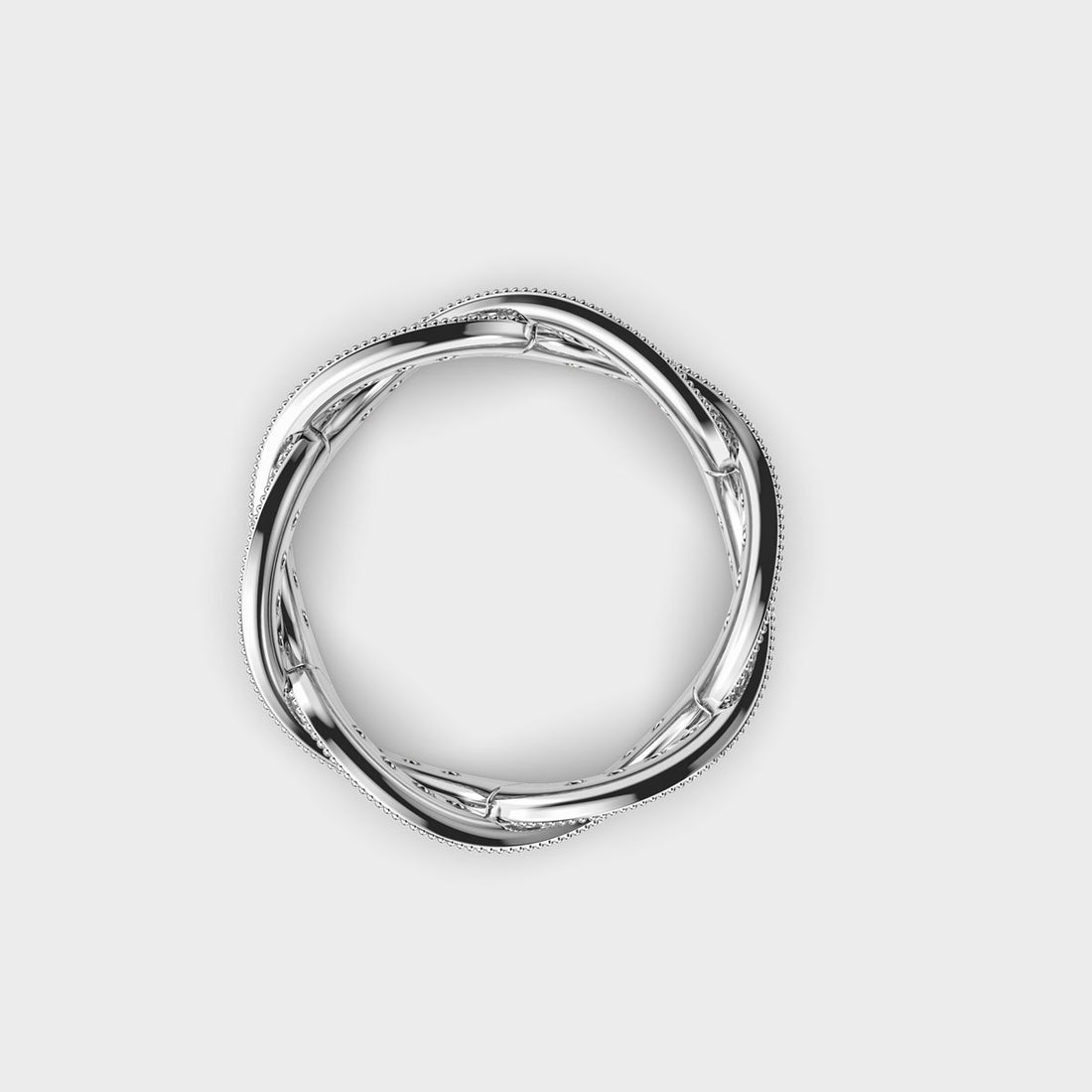 Entwining Triumph Diamond Ring