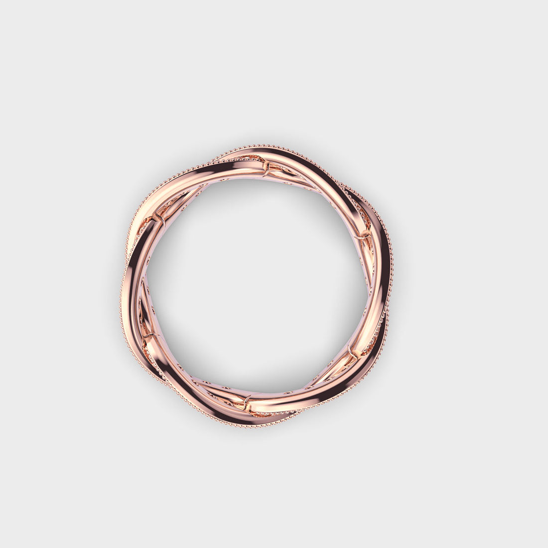 Entwining Triumph Diamond Ring