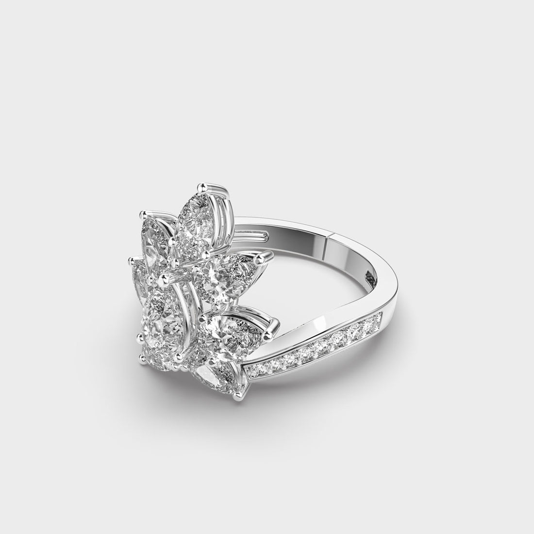 Floret Miracle Diamond Ring