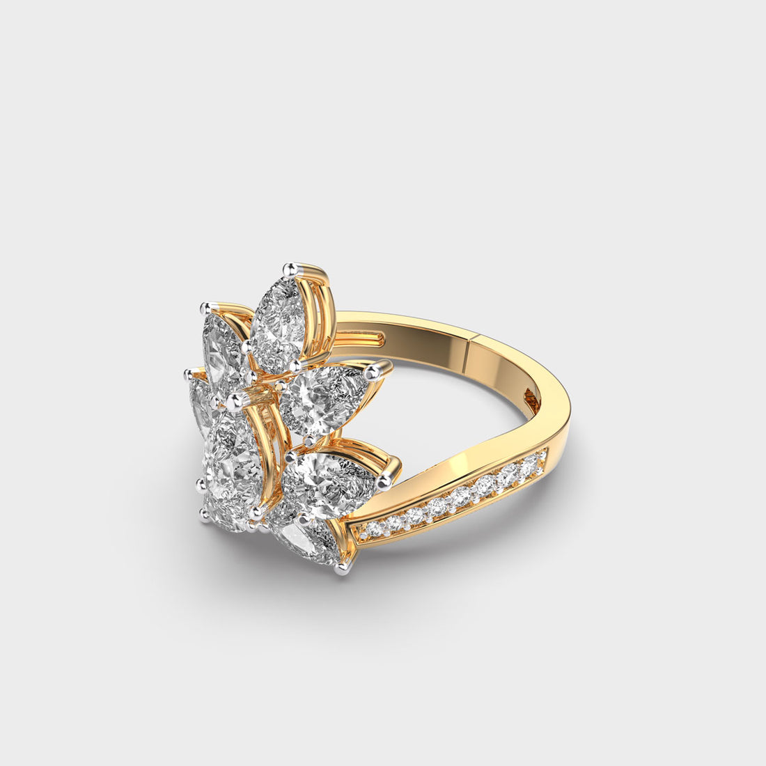 Floret Miracle Diamond Ring