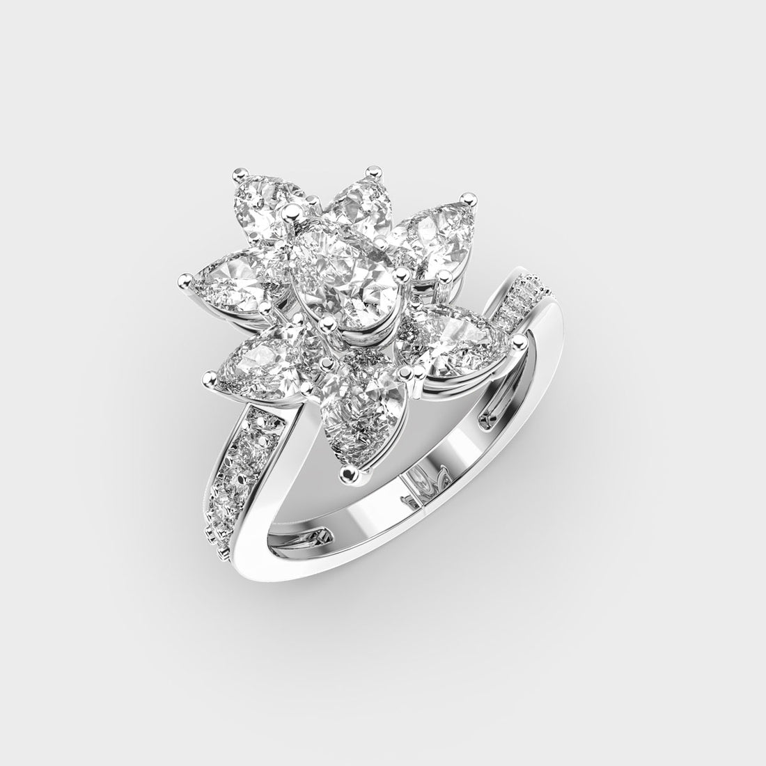 Floret Miracle Diamond Ring