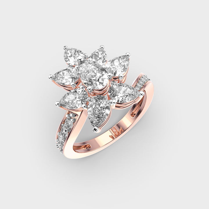 Floret Miracle Diamond Ring