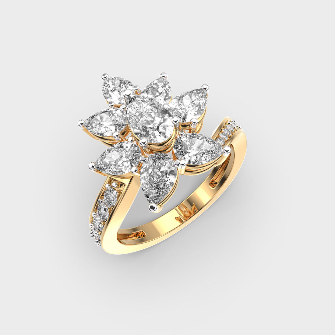 Floret Miracle Diamond Ring