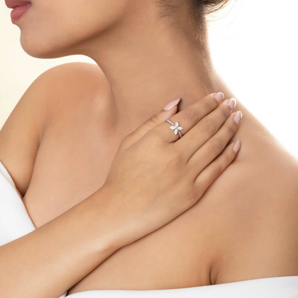 Fluttering Dreams Diamond Ring