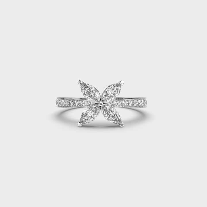 Fluttering Dreams Diamond Ring