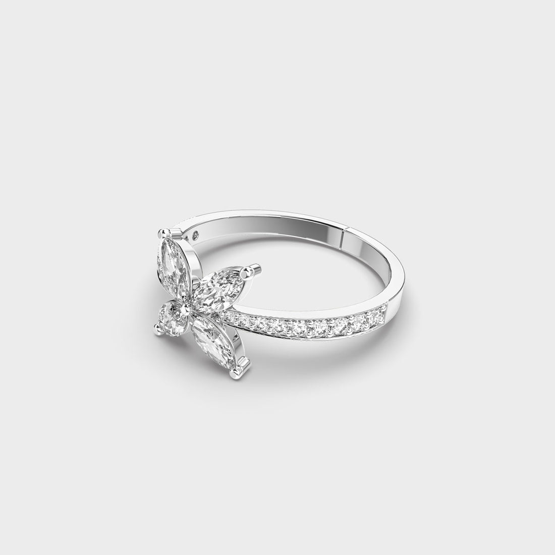Fluttering Dreams Diamond Ring