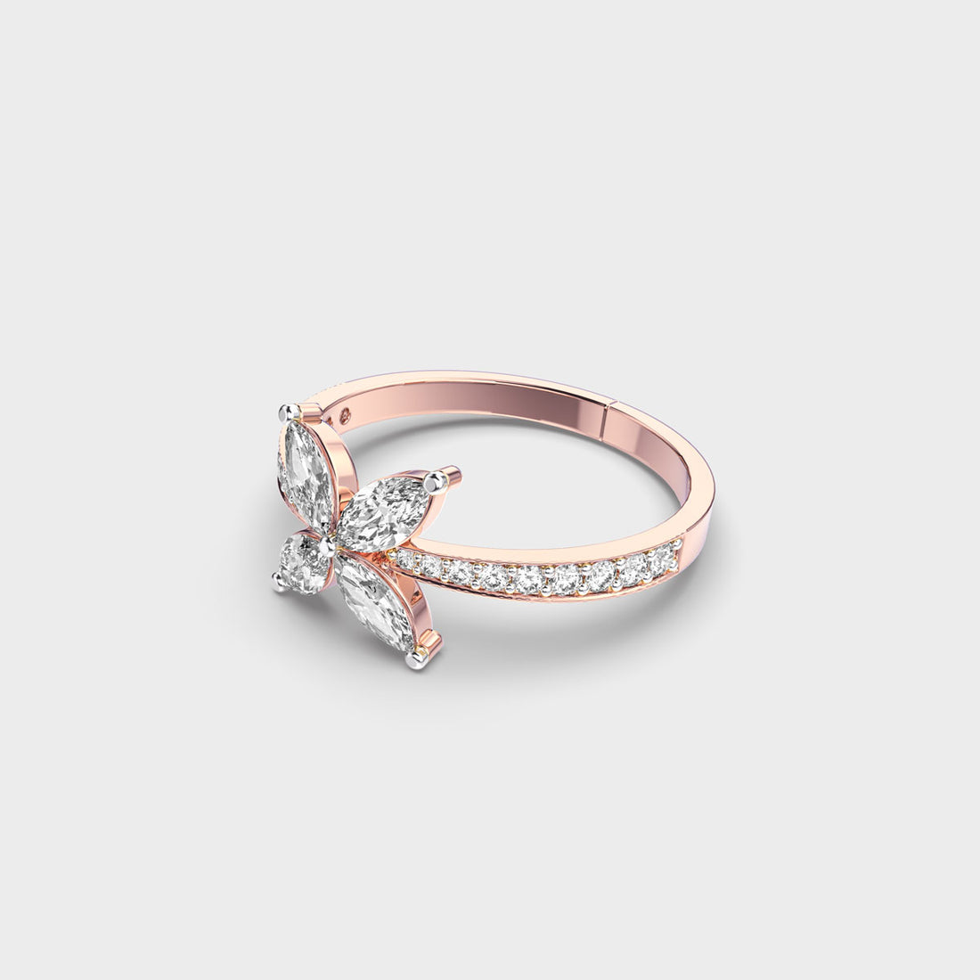 Fluttering Dreams Diamond Ring