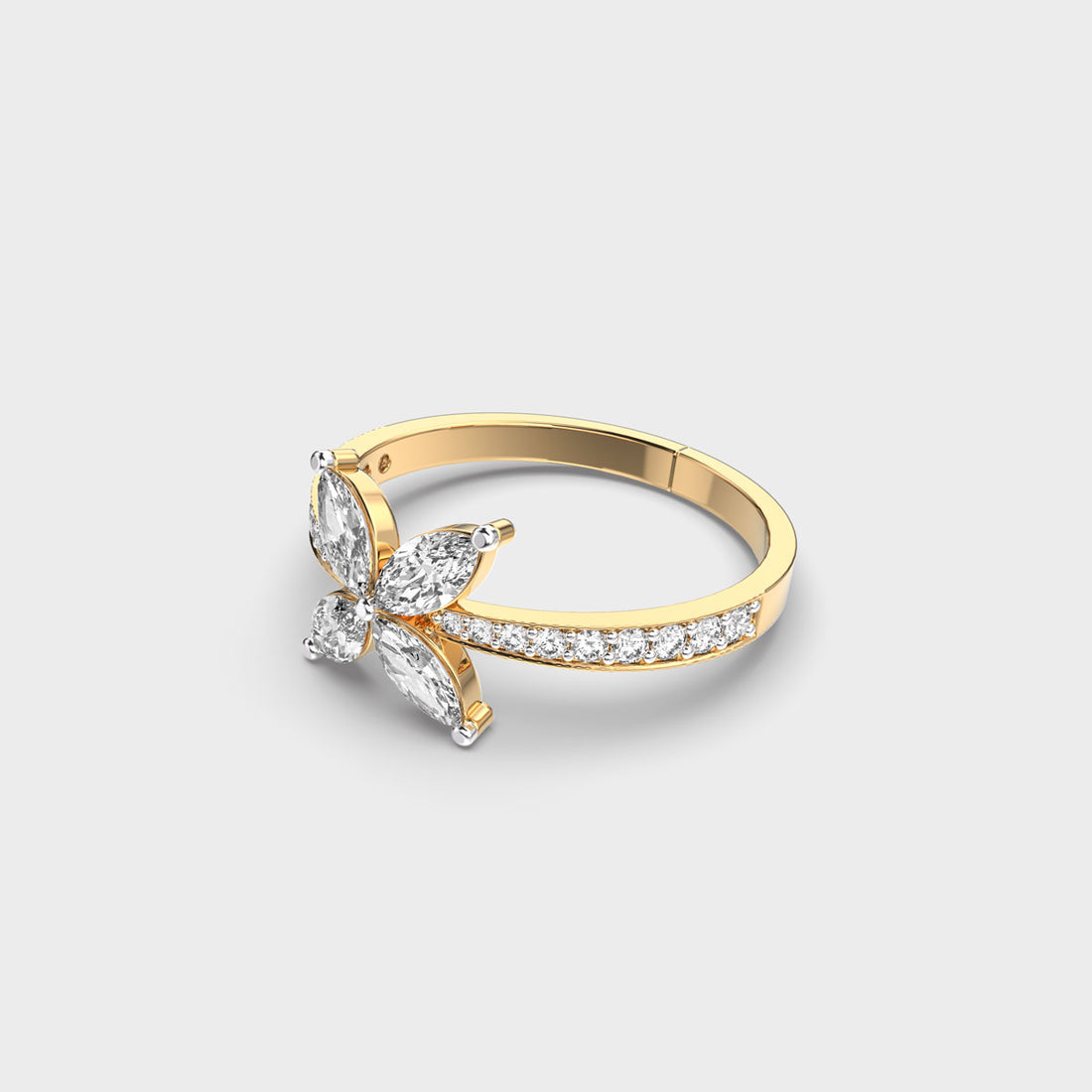 Fluttering Dreams Diamond Ring