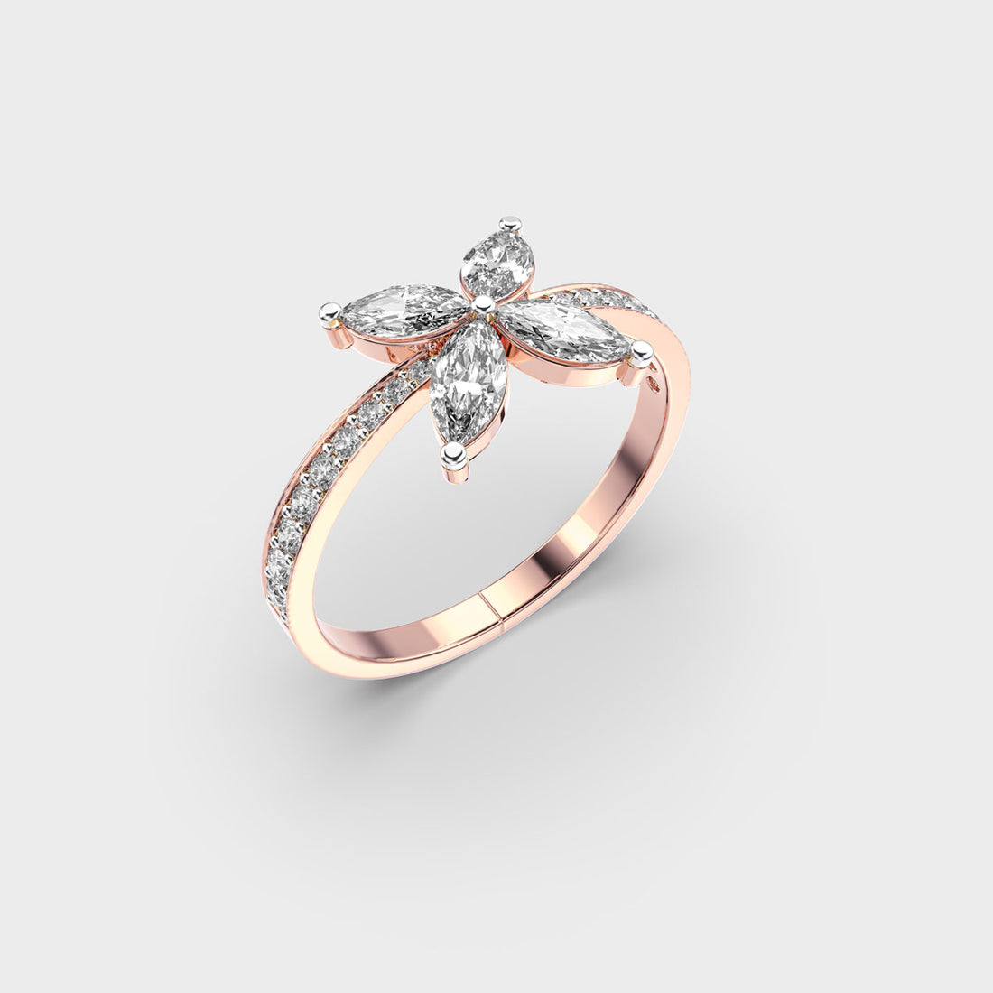 Fluttering Dreams Diamond Ring