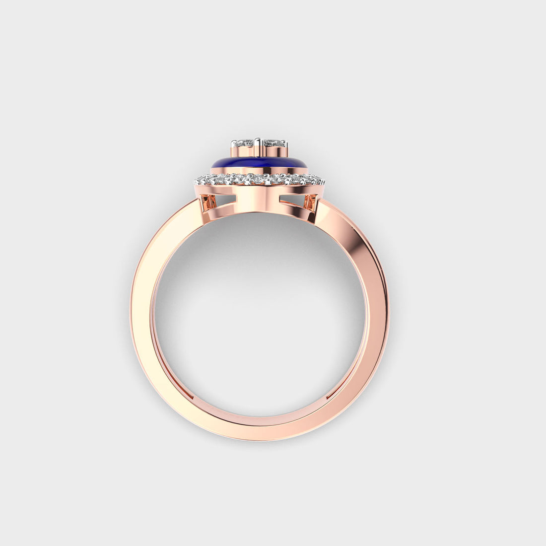 Evil Eye Diamond Ring