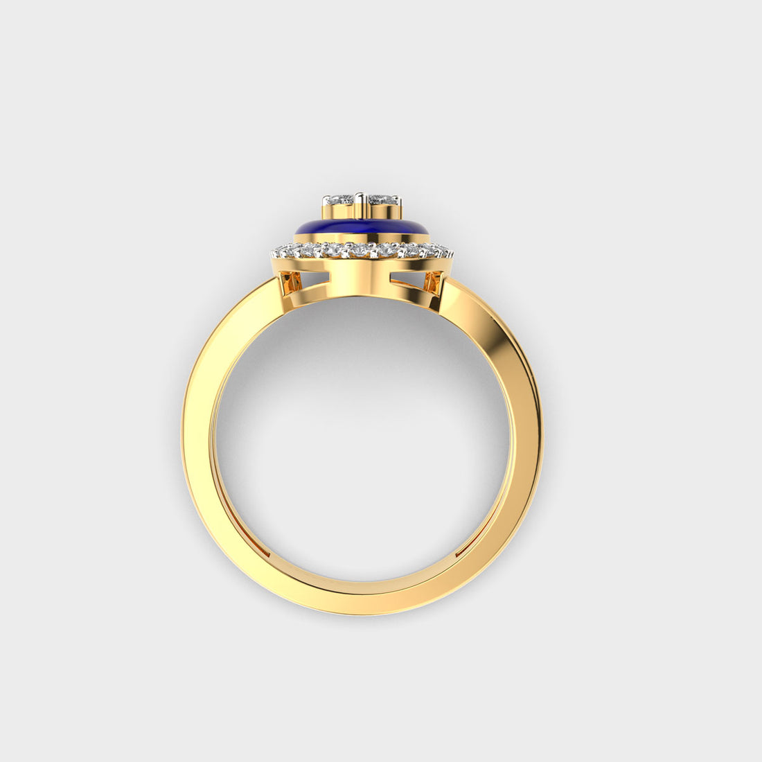 Evil Eye Diamond Ring