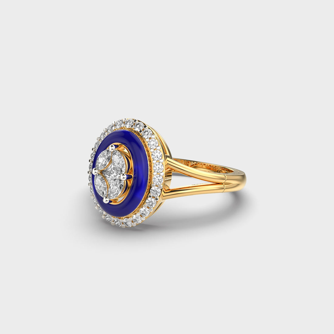 Evil Eye Diamond Ring